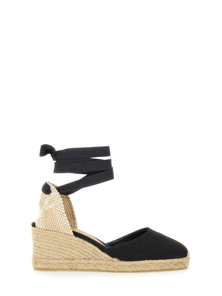 Castañer Wedges - Black | Wanan Luxury