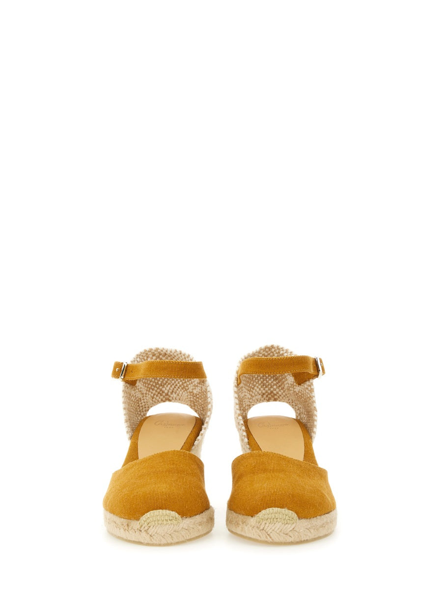 Castañer Wedges - Orange | Wanan Luxury