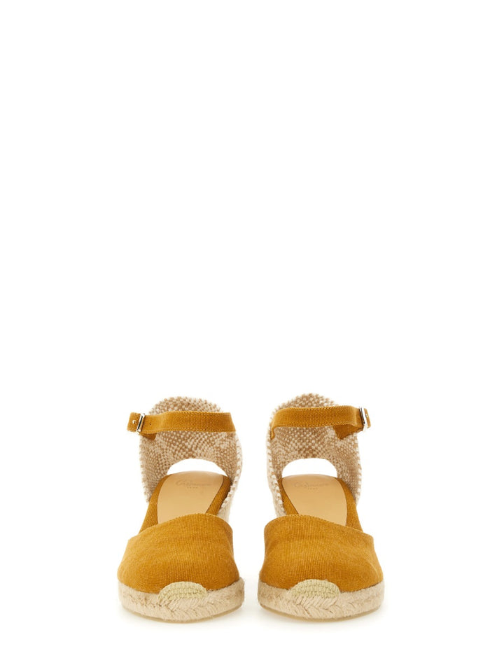 Castañer Wedges - Orange | Wanan Luxury