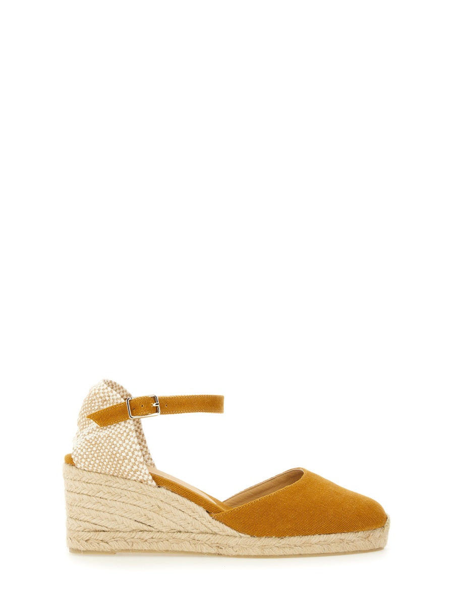 Castañer Wedges - Orange | Wanan Luxury