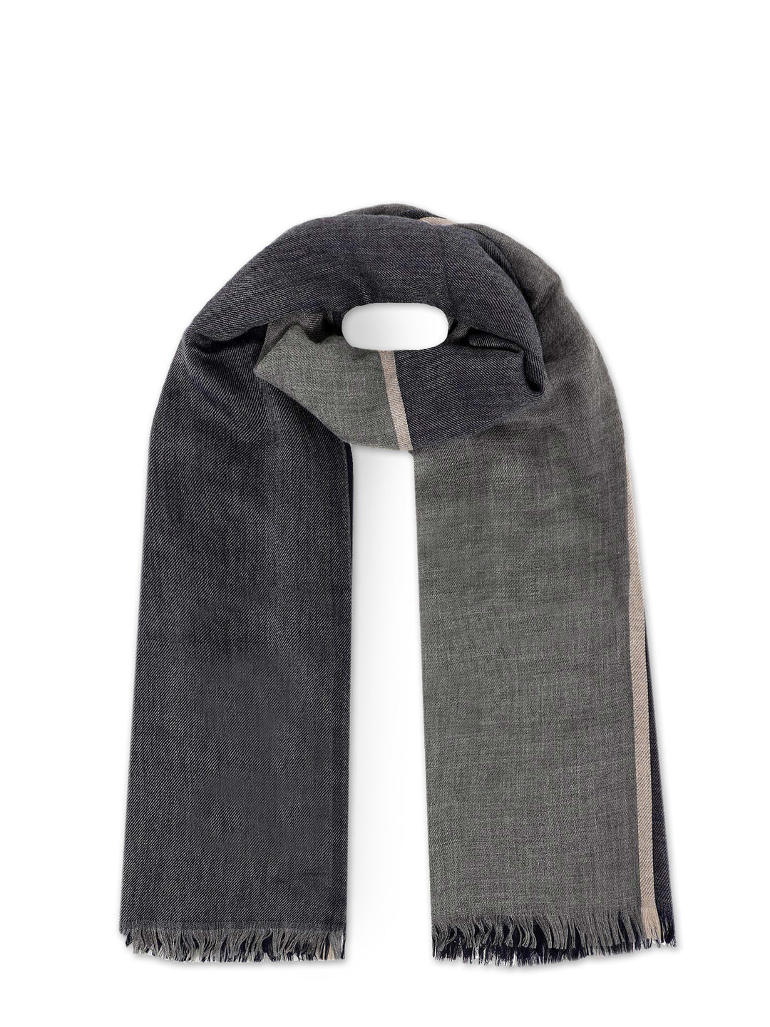 Brunello Cucinelli Scarfs - MARIN BLUE GREY | 443502dbd5c4a0507ef1934f30337dc6a2f5eece