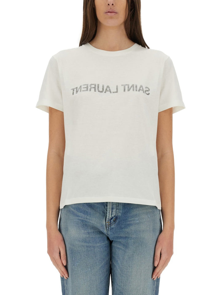 Saint Laurent T shirts - White | 73942d6b53daba1283edaba5b9cacd0f8fbb1cf0