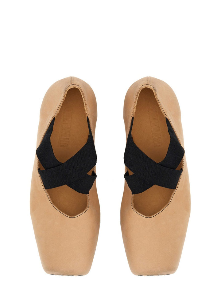 Uma Wang Flat Shoes - Brown | Wanan Luxury
