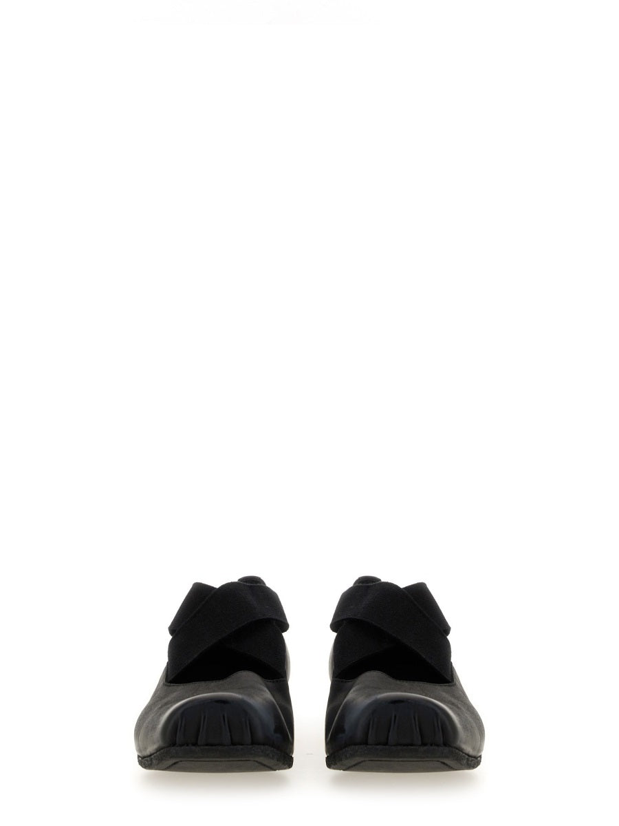 Uma Wang Flat Shoes - Black | Wanan Luxury