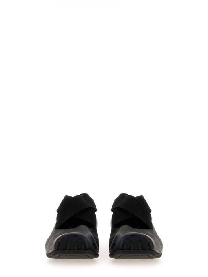 Uma Wang Flat Shoes - Black | Wanan Luxury