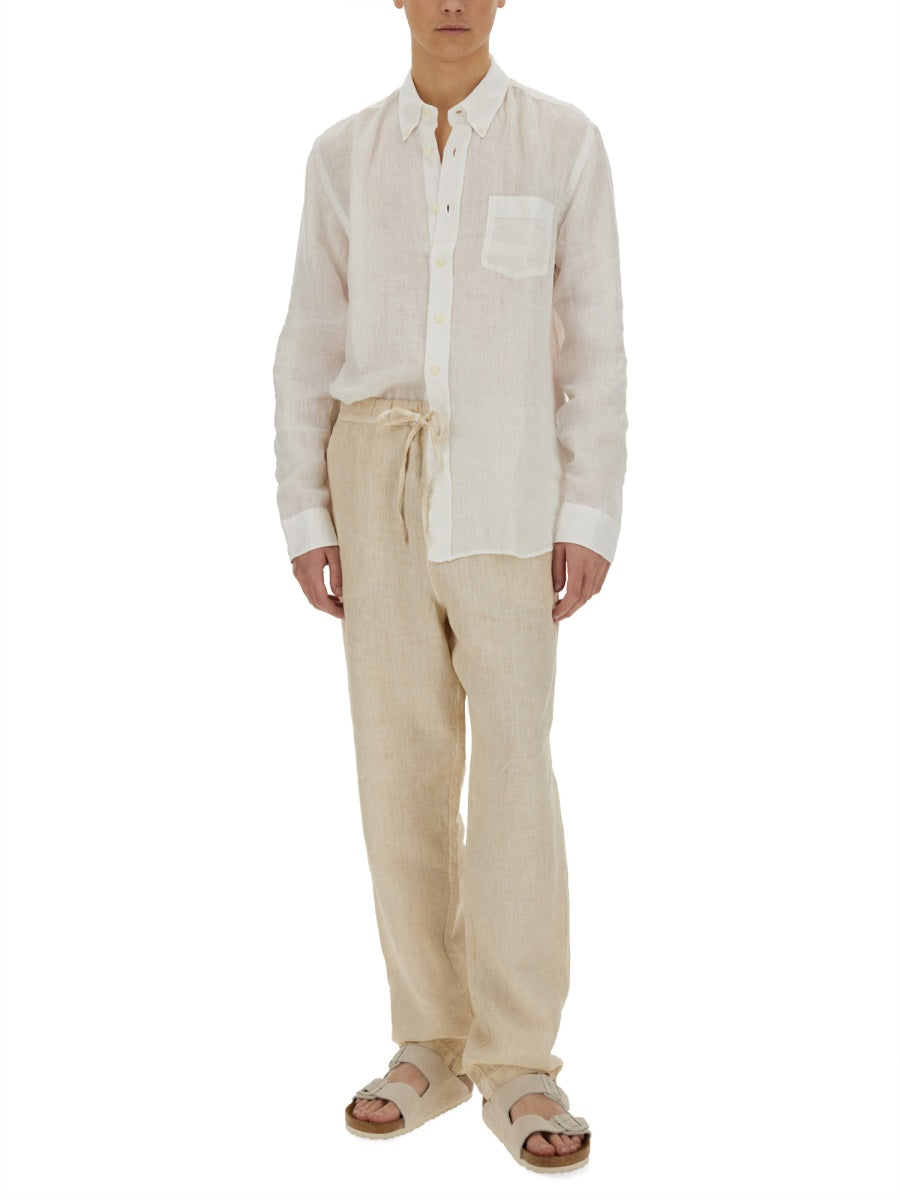 120% Lino Shirts - White | Wanan Luxury