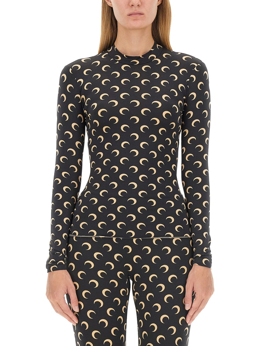 Marine Serre Tops - Black | Wanan Luxury