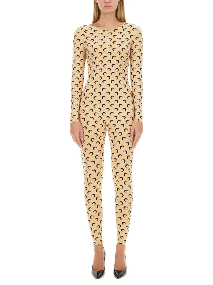 Marine Serre Jumpsuits - Beige | Wanan Luxury