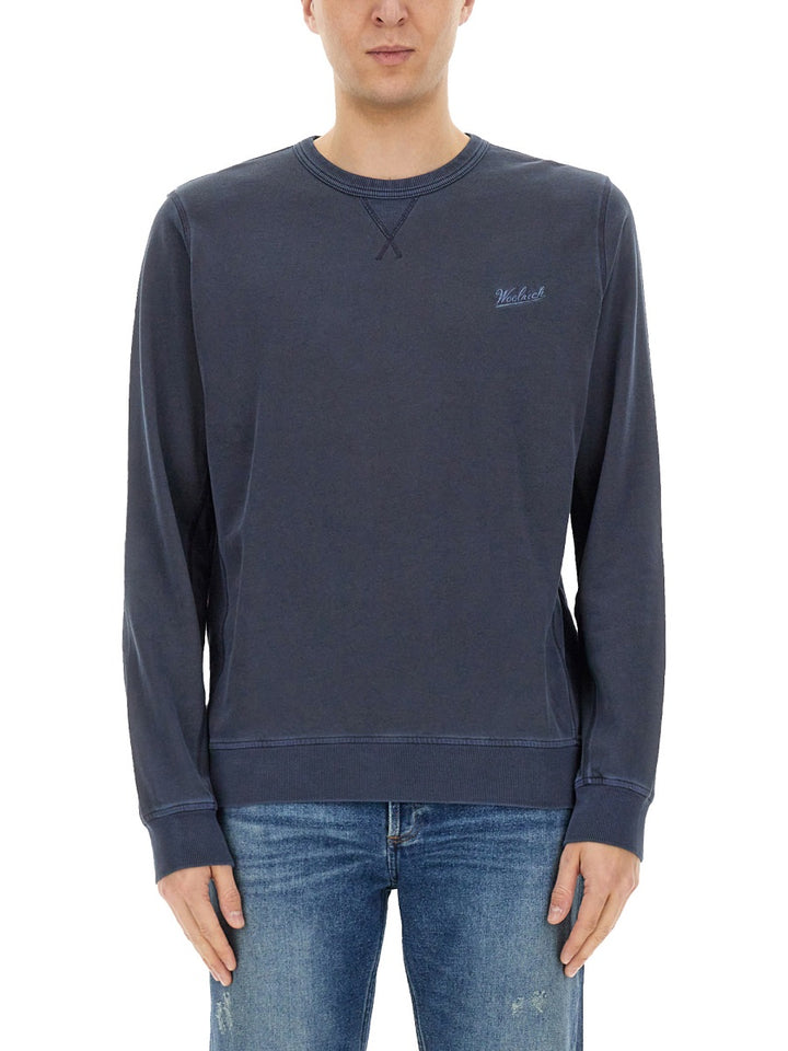 Woolrich Sweatshirts - Blue | Wanan Luxury