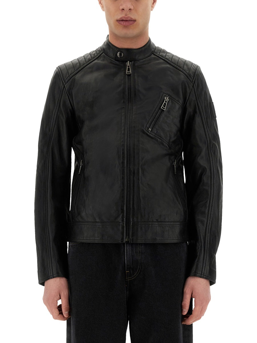 Belstaff Leather Jackets - Black | Wanan Luxury