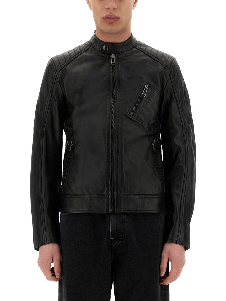 Belstaff Leather Jackets - Black | Wanan Luxury