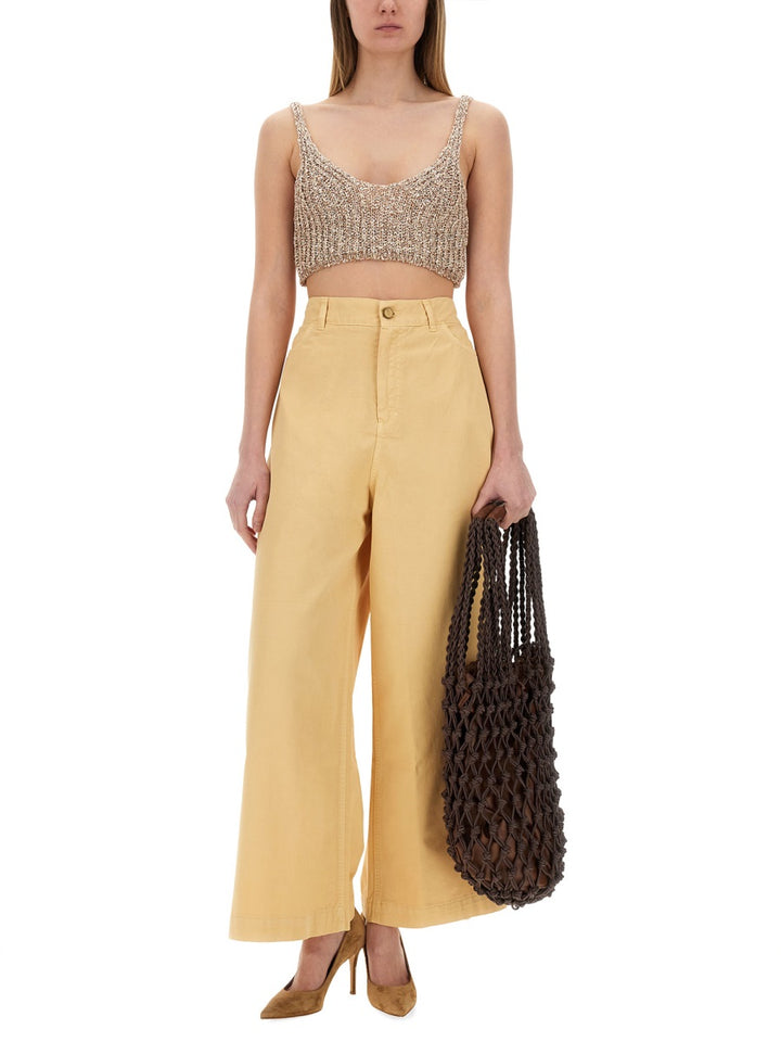 Alysi Pants - Yellow | Wanan Luxury