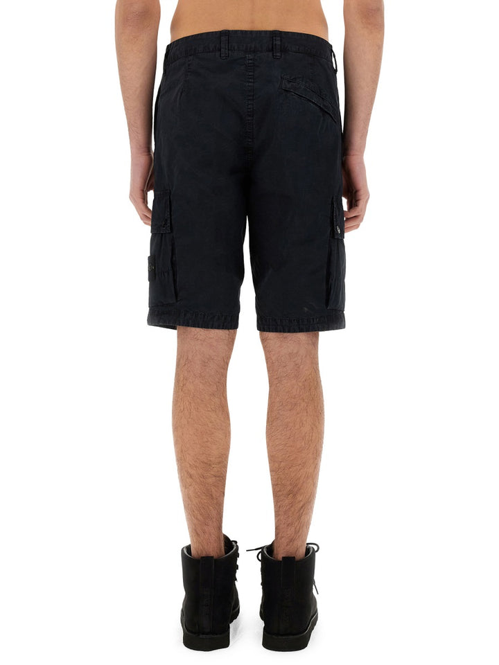 Stone Island Shorts - Blue | Wanan Luxury