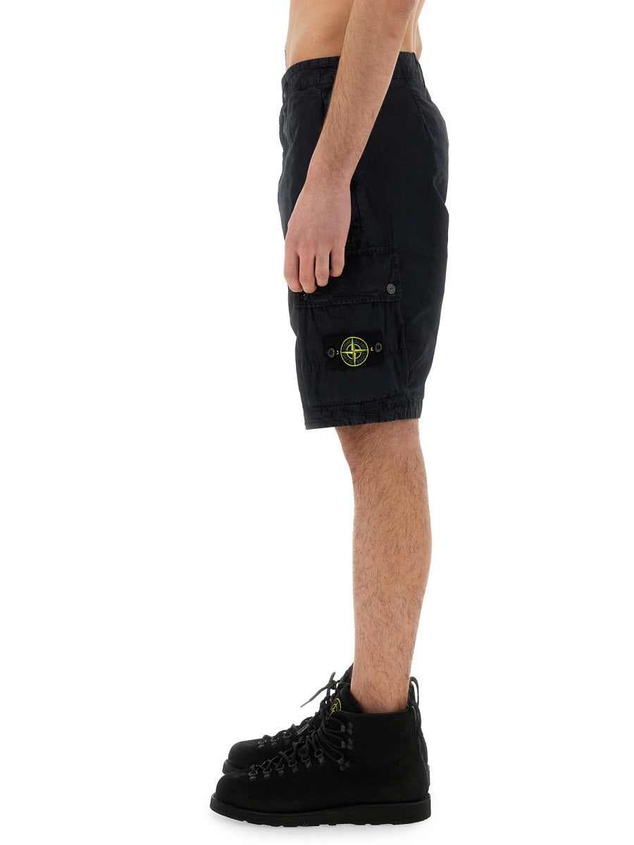 Stone Island Shorts - Blue | Wanan Luxury