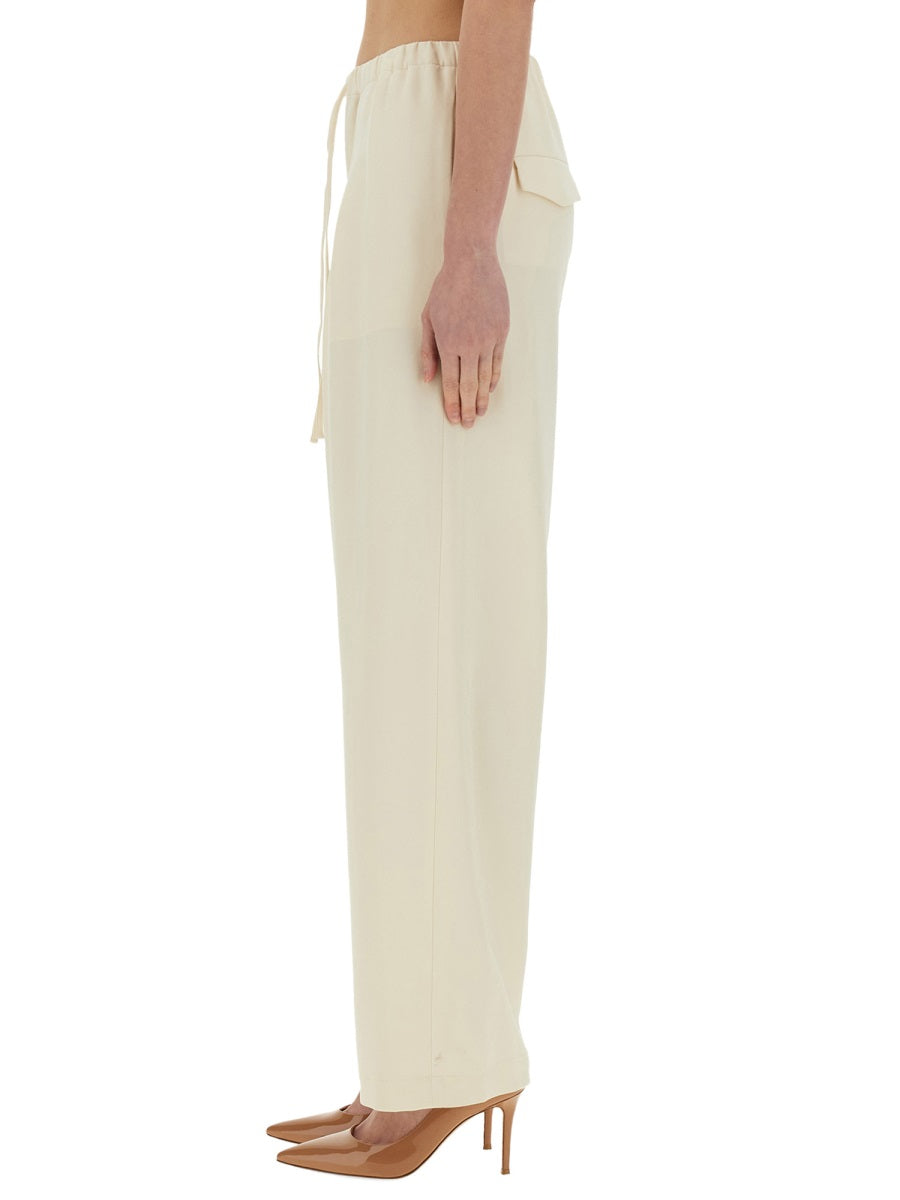 Theory Pants - White | Wanan Luxury