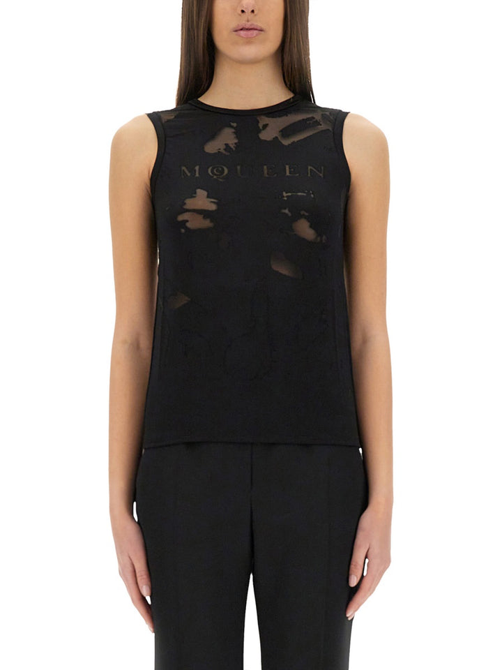 Alexander McQueen Tops - Black | Wanan Luxury