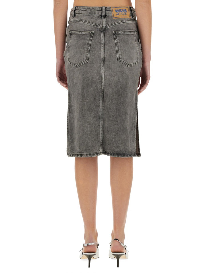 Moschino Jeans Skirts - Grey | Wanan Luxury