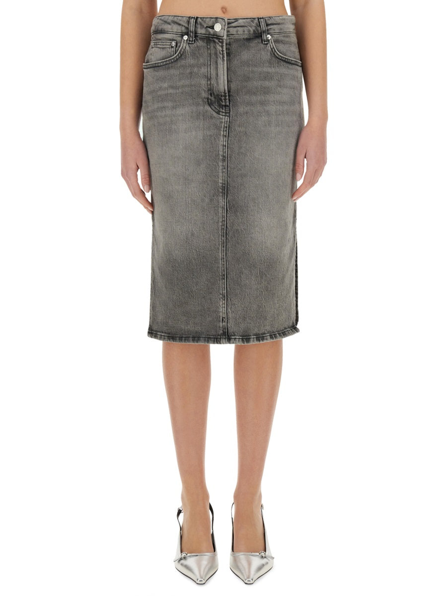 Moschino Jeans Skirts - Grey | Wanan Luxury