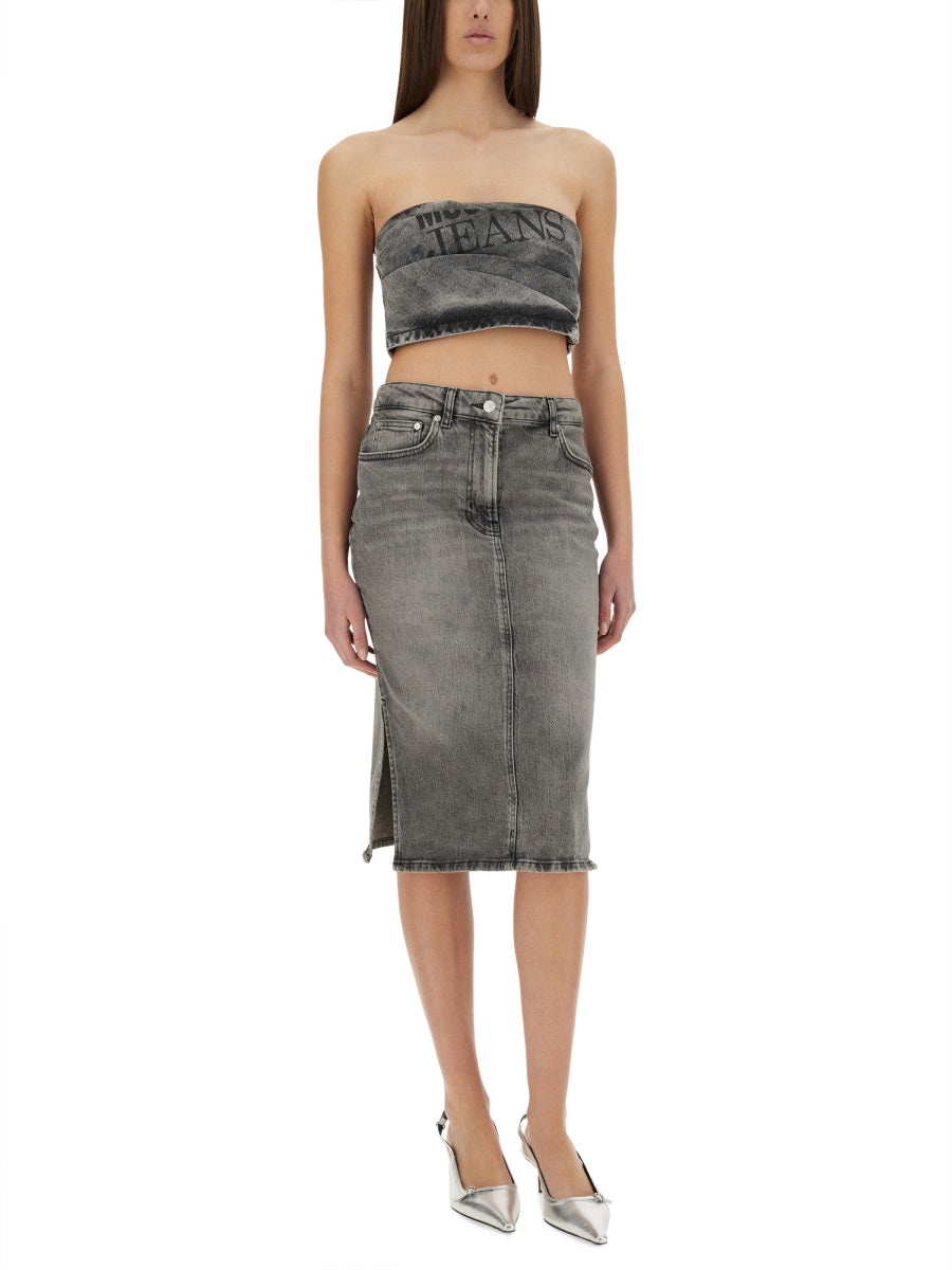 Moschino Jeans Skirts - Grey | Wanan Luxury