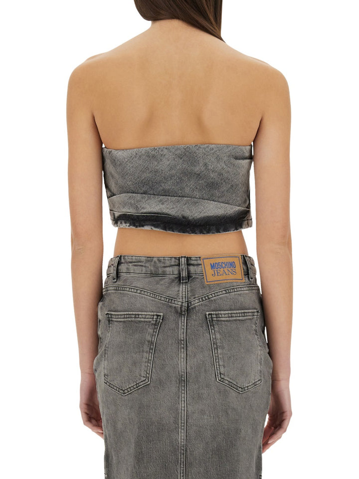 Moschino Jeans Tops - Grey | Wanan Luxury