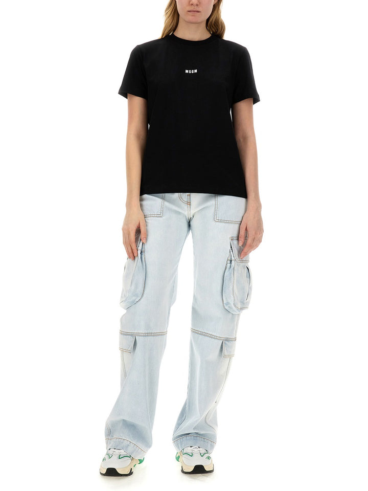 MSGM T shirts - Black | Wanan Luxury