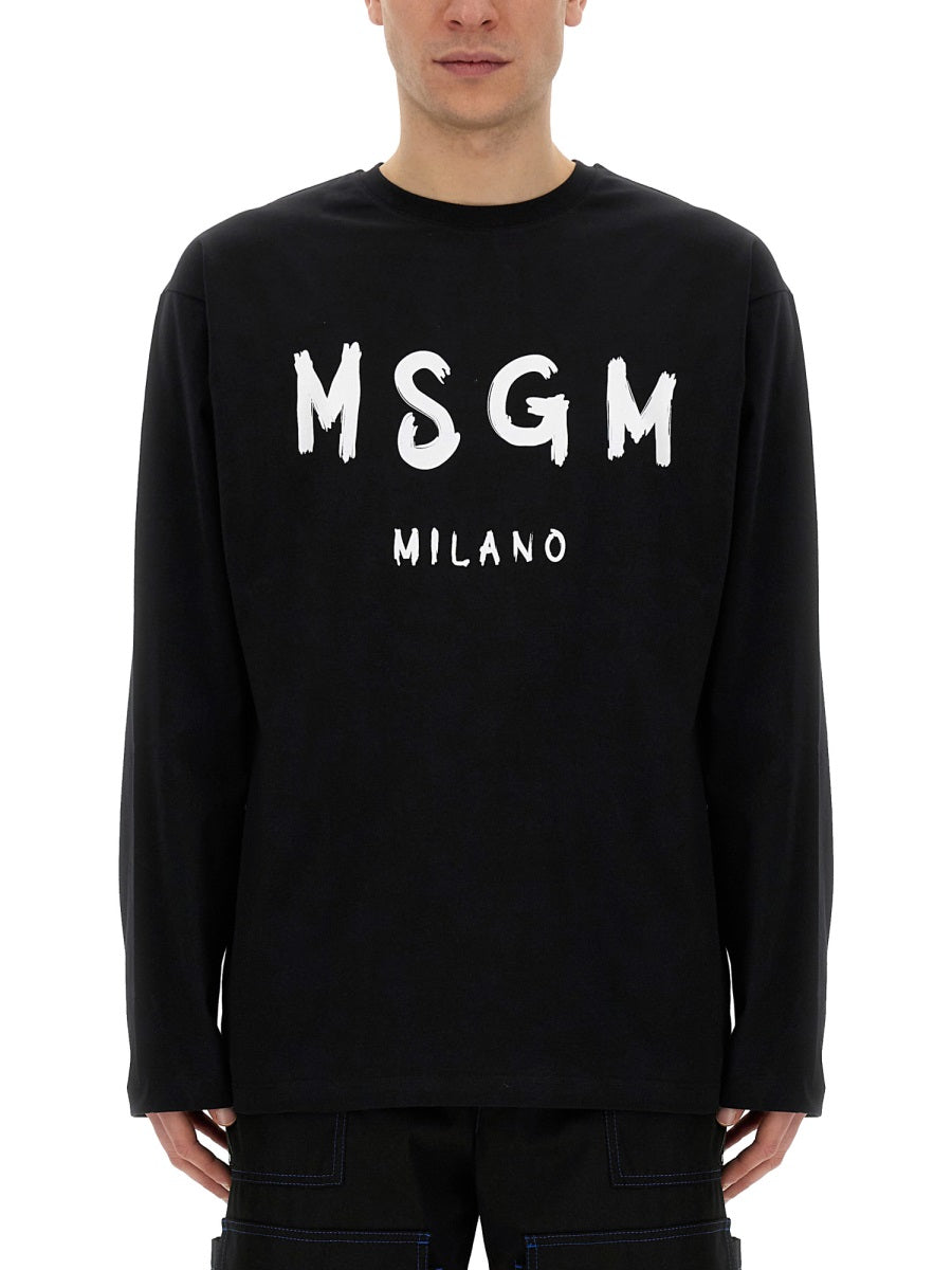 MSGM T shirts - Black | Wanan Luxury
