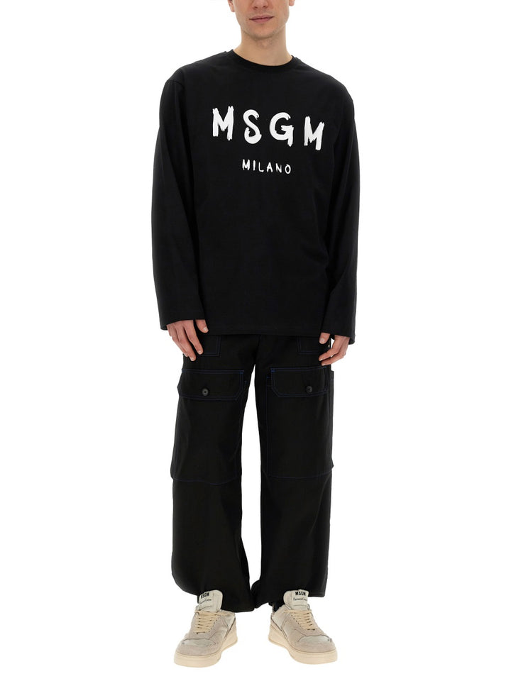 MSGM T shirts - Black | Wanan Luxury