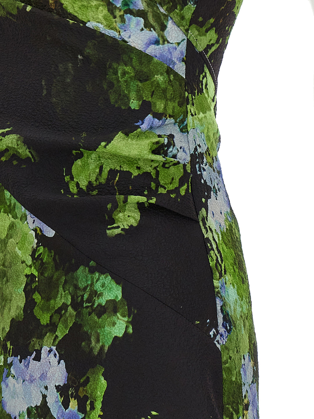 Victoria Beckham Floral Printed Dress Dresses - Multicolor | 5c9d4c19c44515d199ff4f9abfc471bce5bd1cc3