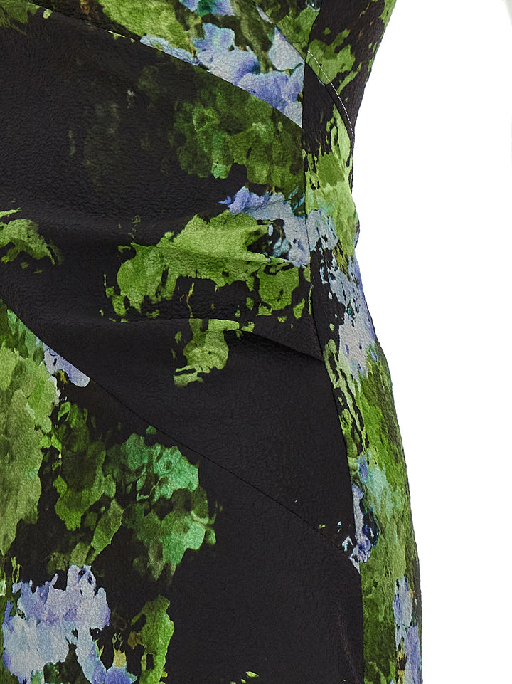 Victoria Beckham Floral Printed Dress Dresses - Multicolor | 5c9d4c19c44515d199ff4f9abfc471bce5bd1cc3