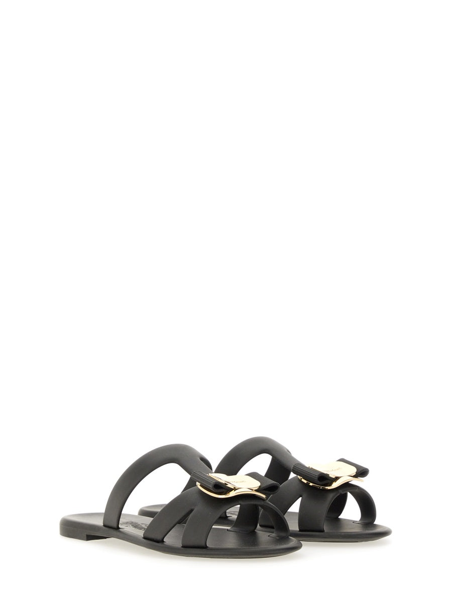 Ferragamo Sandals - Black | Wanan Luxury