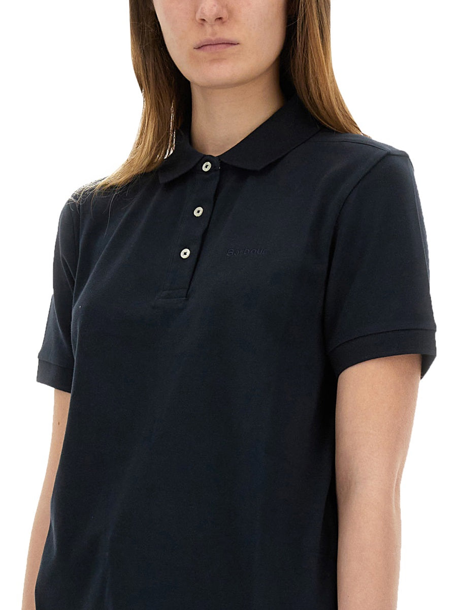 Barbour Polo - Blue | Wanan Luxury