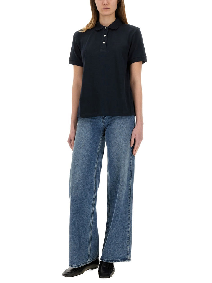 Barbour Polo - Blue | Wanan Luxury