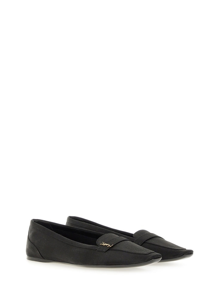 Saint Laurent Flat Shoes - Black | d9366bcd3e601cc03faf36b0255dcaaba5e5a400