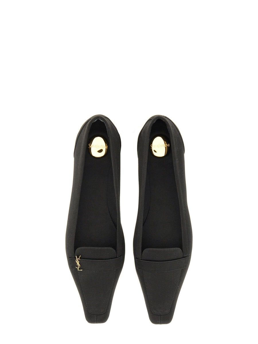 Saint Laurent Flat Shoes - Black | f9a6f9163e43084be53e86a3f3fb3a69bc888c75