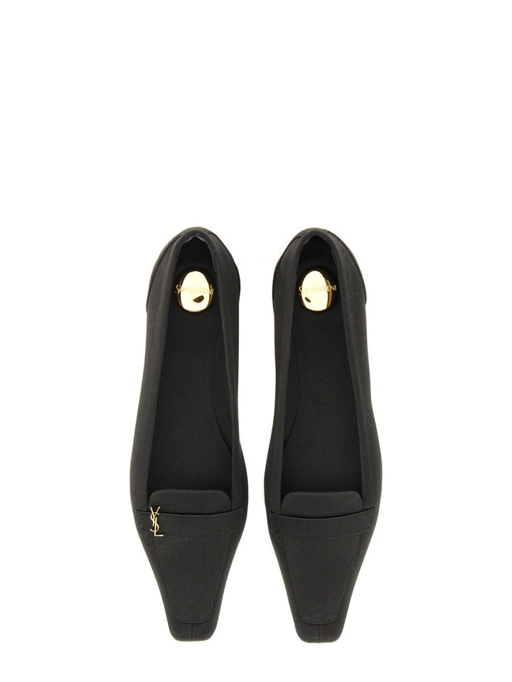 Saint Laurent Flat Shoes - Black | f9a6f9163e43084be53e86a3f3fb3a69bc888c75