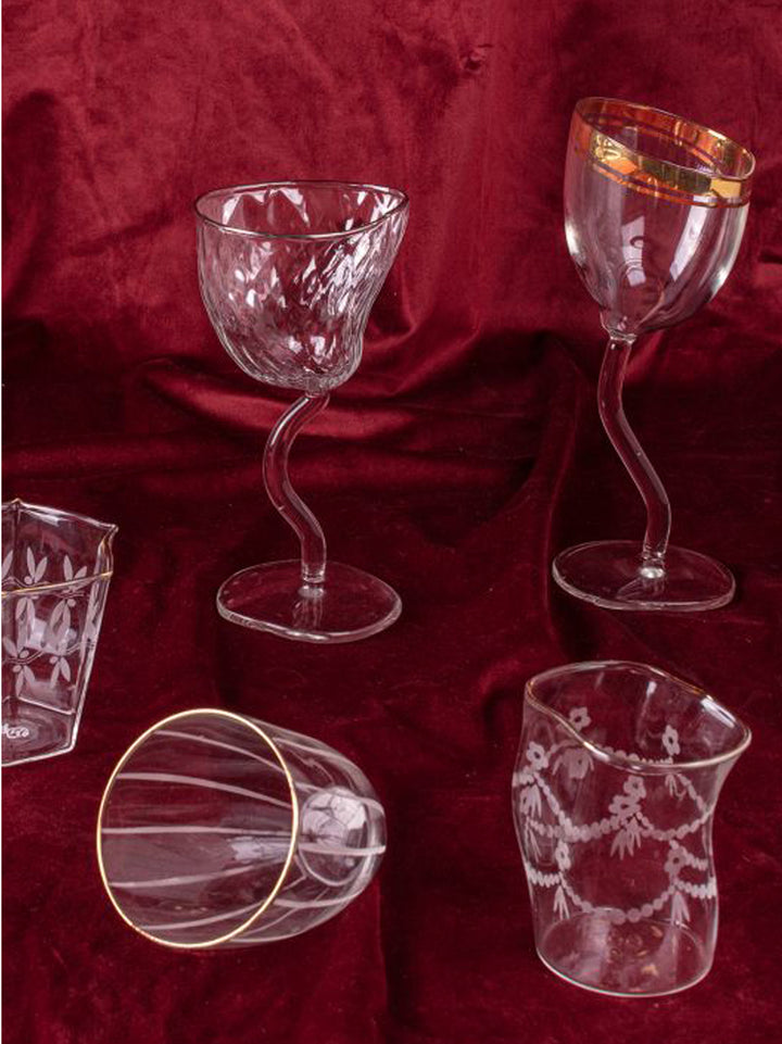 Diamonds Glasses And Bottles Transparent