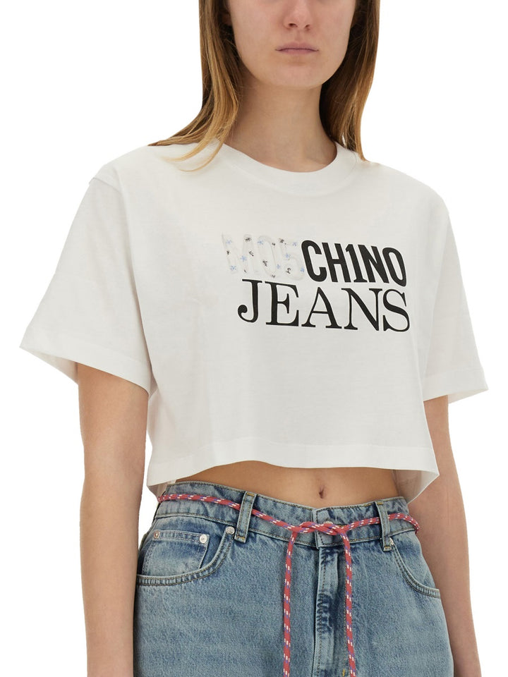 Moschino Jeans T shirts - White | Wanan Luxury