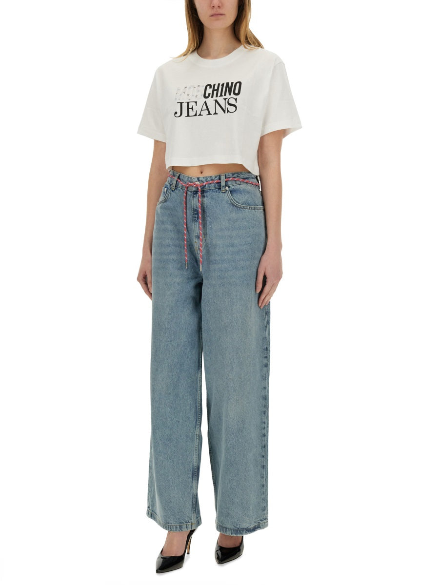 Moschino Jeans T shirts - White | Wanan Luxury