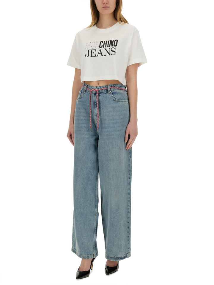 Moschino Jeans T shirts - White | Wanan Luxury