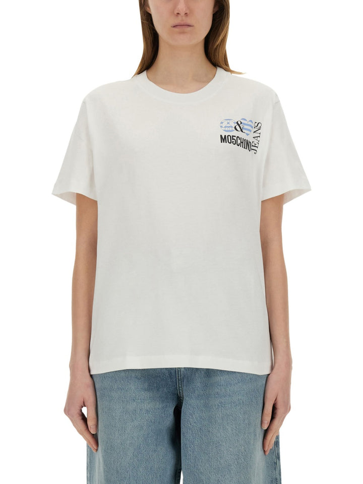Moschino Jeans T shirts - White | Wanan Luxury