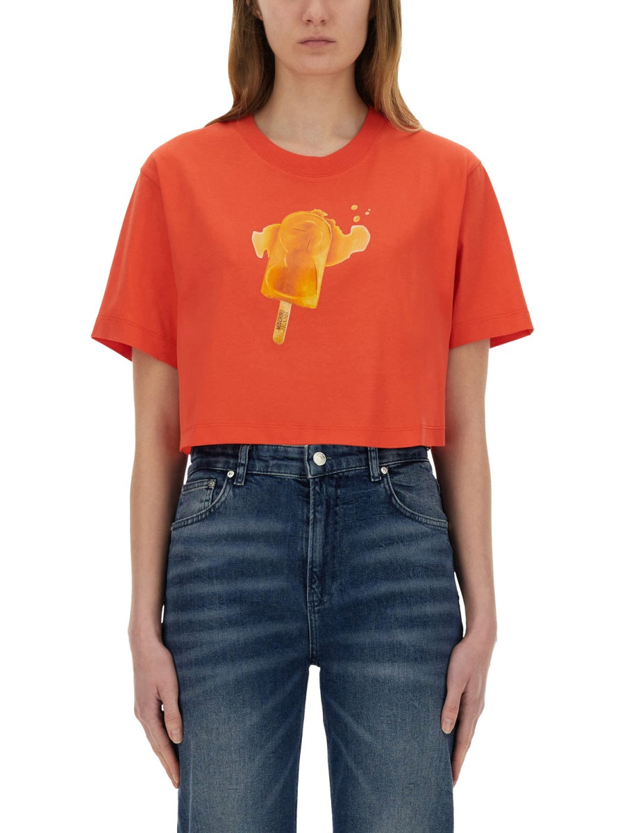 Moschino Jeans T shirts - Red | Wanan Luxury