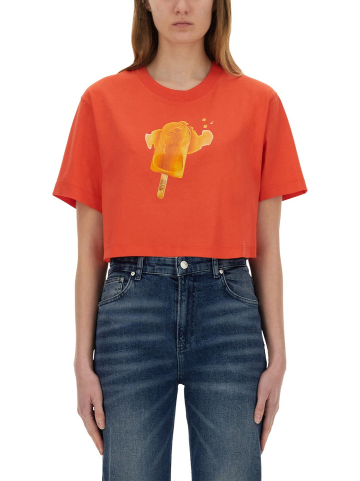 Moschino Jeans T shirts - Red | Wanan Luxury