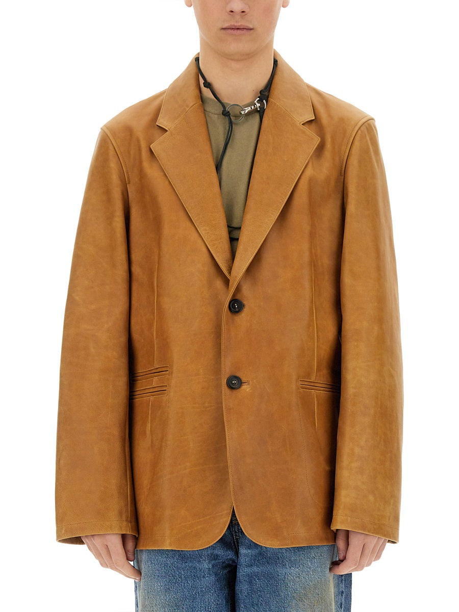 Our Legacy Leather Jackets - Brown | 02363aa7ed6ca862d84257985e7950afcbf961b0