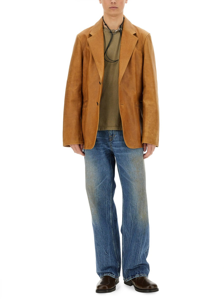 Our Legacy Leather Jackets - Brown | db19725b134b827a0b171ec17977a8709a4df962