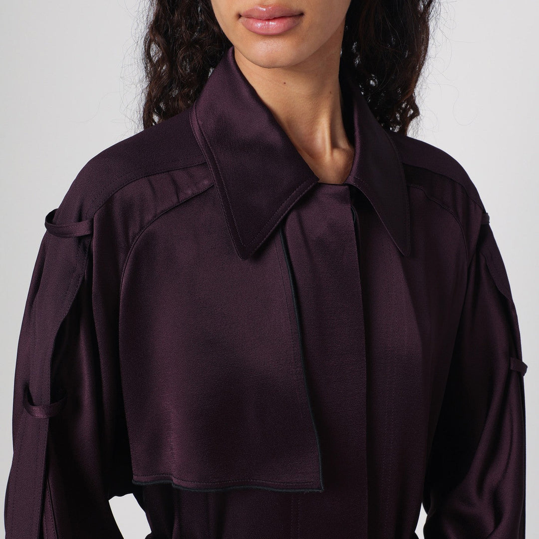 Victoria Beckham Coats & Jackets - Burgundy | 32bae8c0439c296def4ed38e8e5d1527453ec073