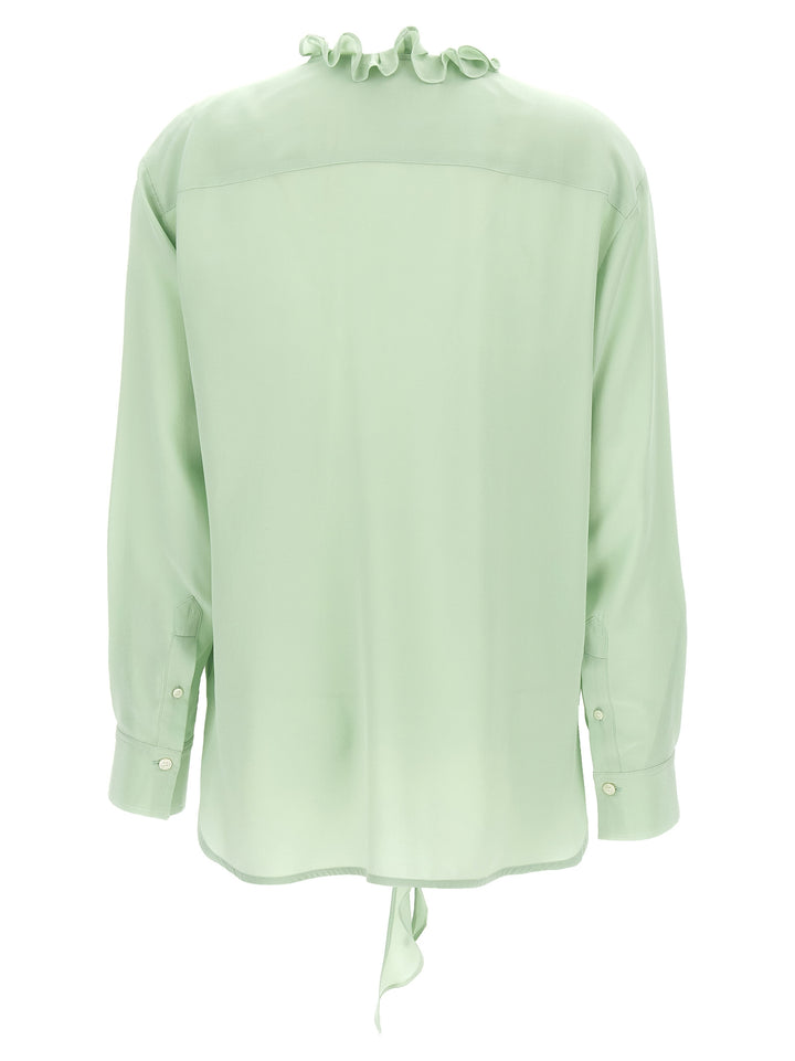 Victoria Beckham Ruffle Shirt and Blouse - Green | fc36c0d0989e782c160527bc5df9e0af61fe5db2