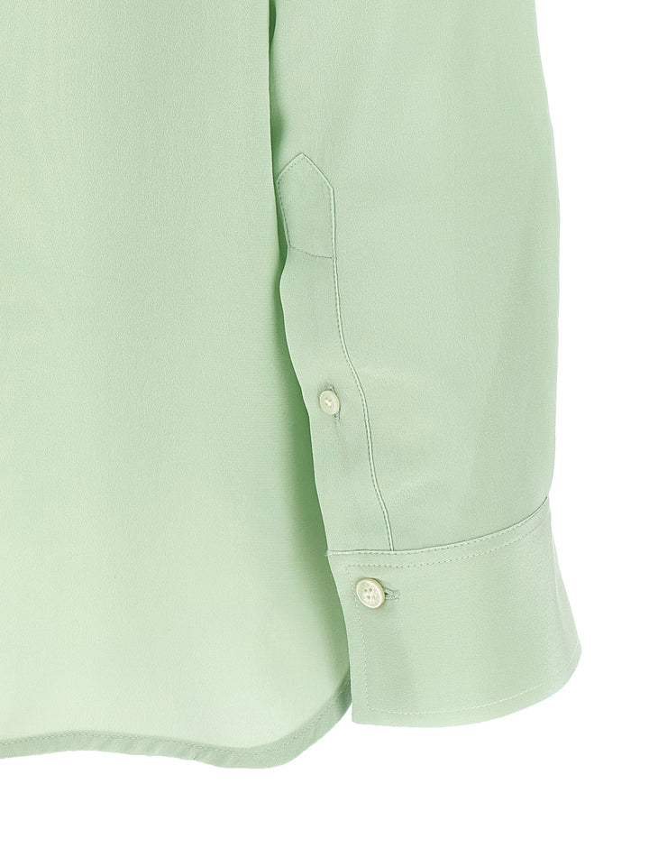 Victoria Beckham Ruffle Shirt and Blouse - Green | a05c53083058be1c51abfbf3390d5e938c48bd64