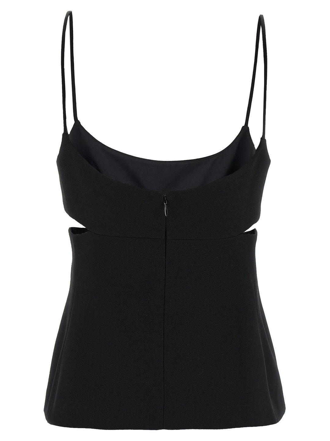 Victoria Beckham Cut-Out Cami Tops - Black | 42b7d5c2e1f256ebbdeb7c9a259142a7fff53d40