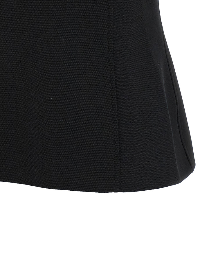 Victoria Beckham Cut-Out Cami Tops - Black | f5f48f5251593826d61884a7294100a53f40fc9d