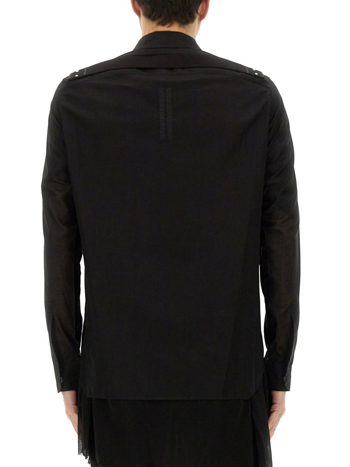 Rick Owens Shirts - Black | Wanan Luxury